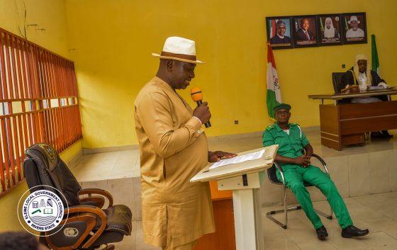 Chief Obarilomate Presents 2023 Appropriation Bill