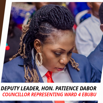 Deputy Leader, Hon. Patience Dabor